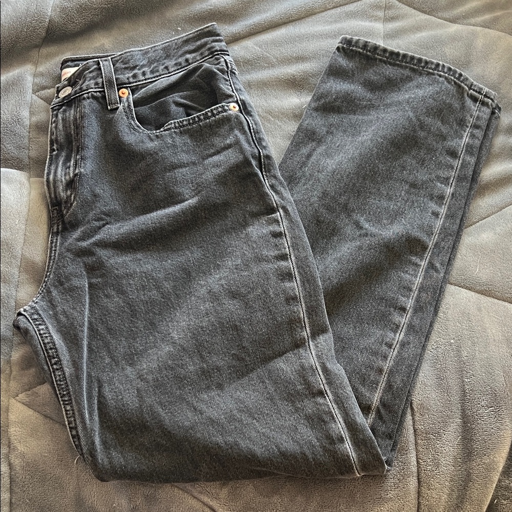 Levi's Charcoal Straight Leg Jeans